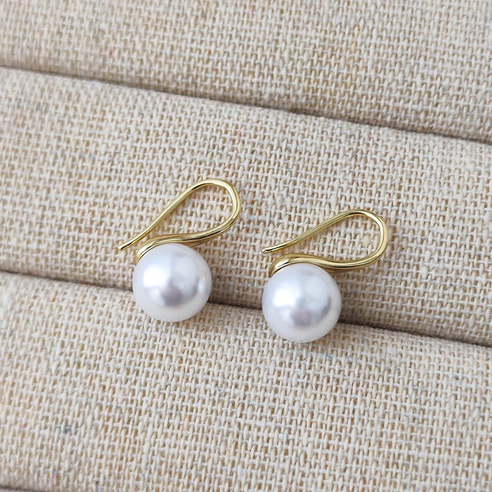 铜合金耳饰 轻奢耳环百搭小众简约N2206