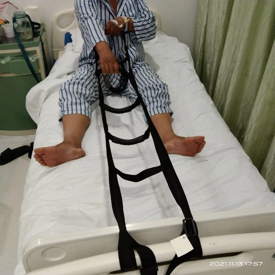起床辅助拉带老人起身助力扶手起床杆瘫痪床上自助起身梯锻炼引牵