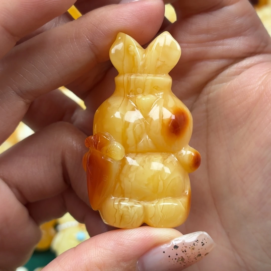 琥珀未镶嵌裸石蜜蜡