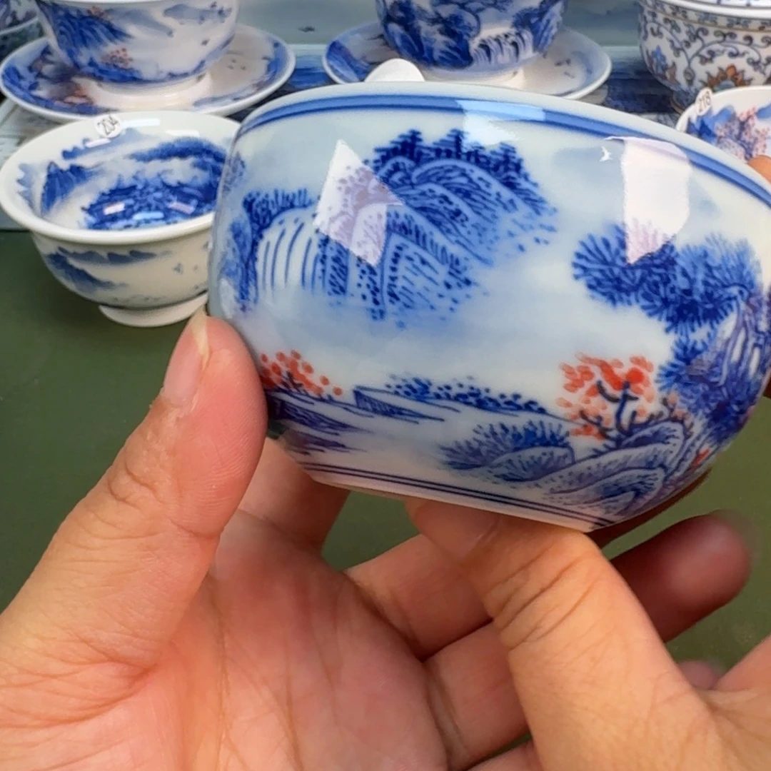 景德镇纯手绘茶具圆圆209