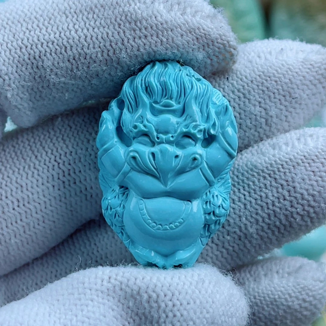 绿松石未镶嵌珠宝奇石