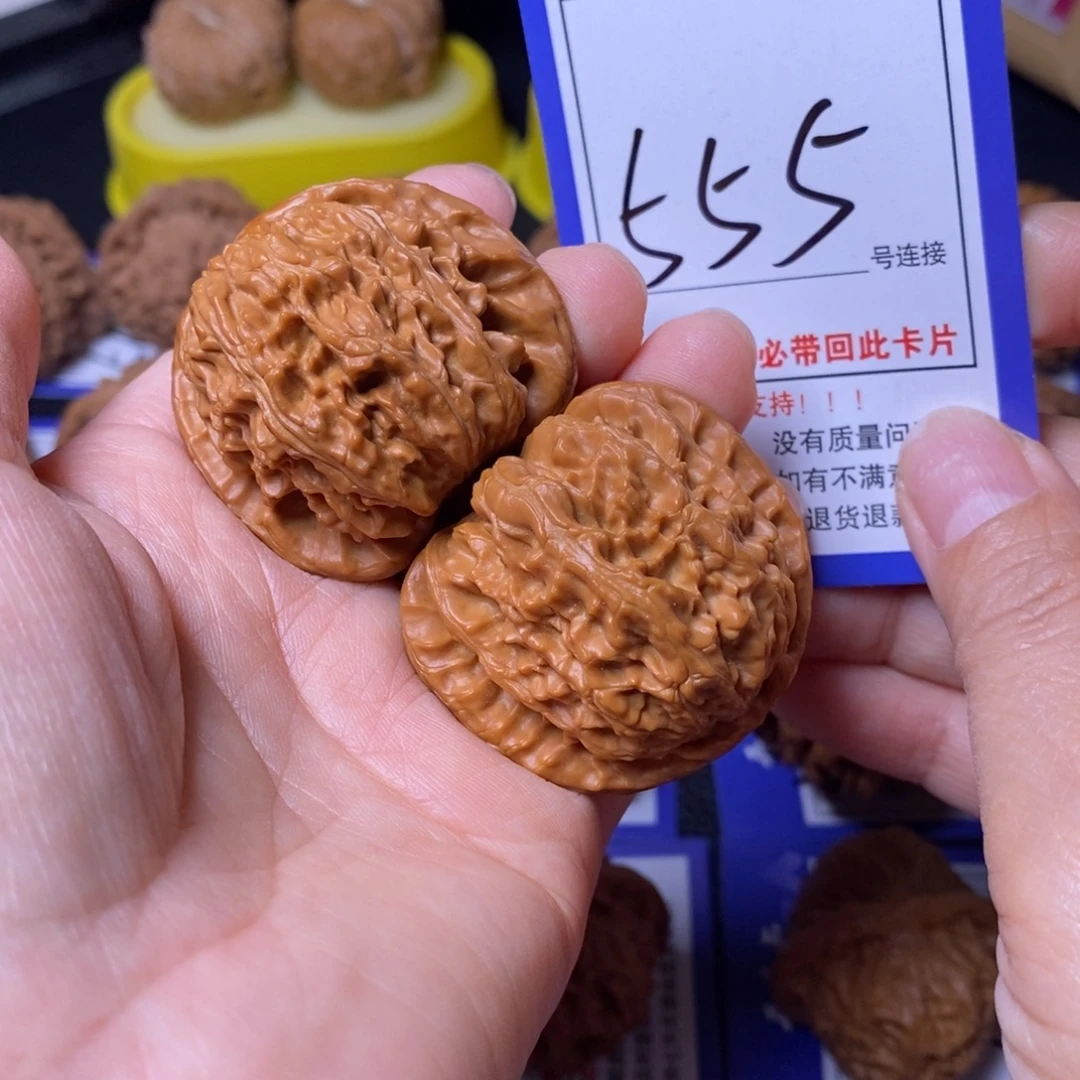 文玩核桃把件43白狮子555