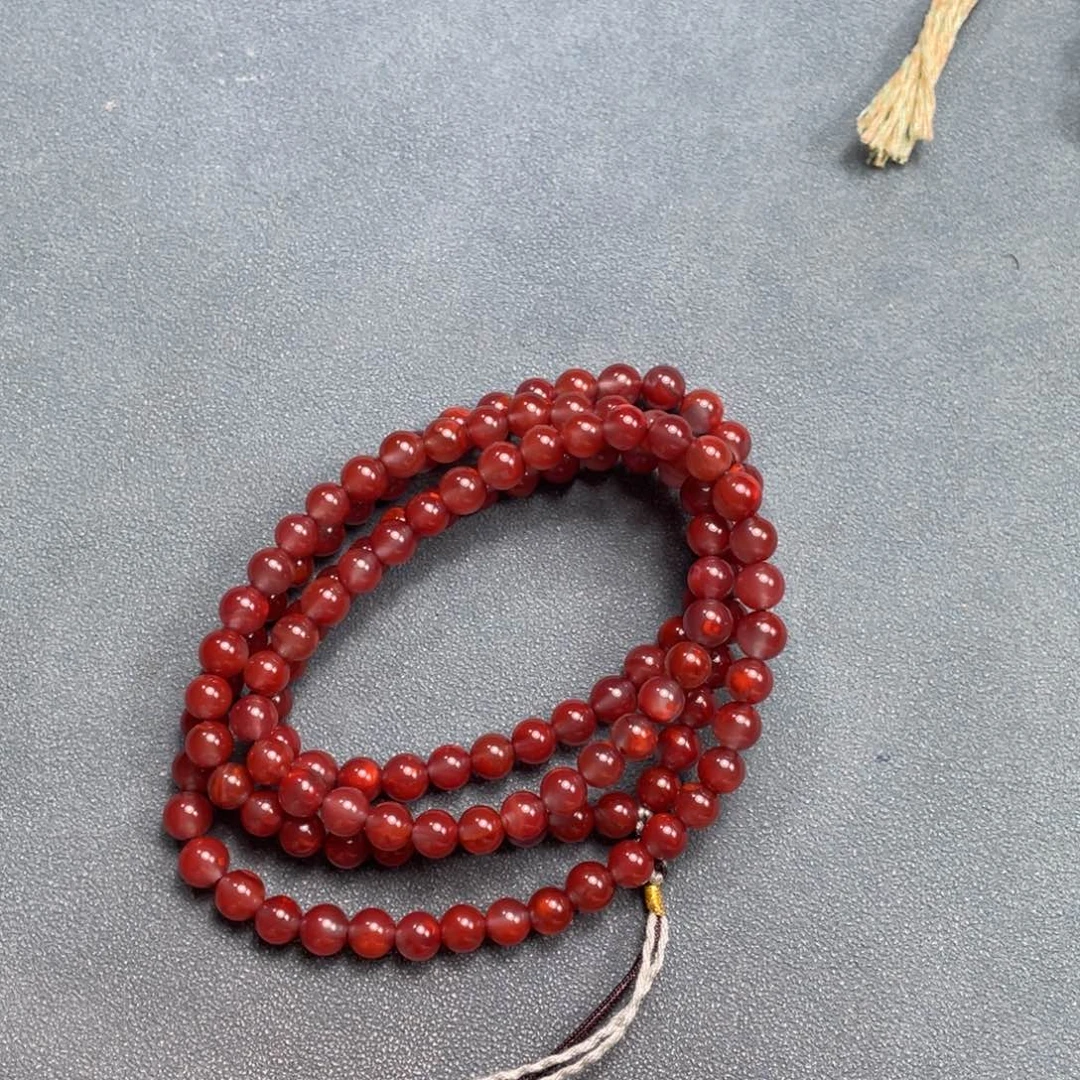 南红玛瑙珠子未镶嵌