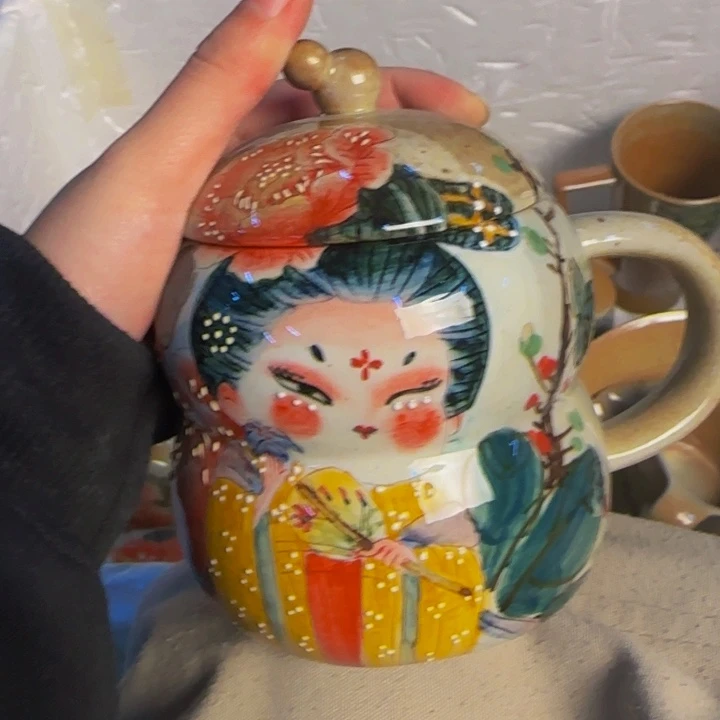 瓷片景德镇陶瓷手工手绘