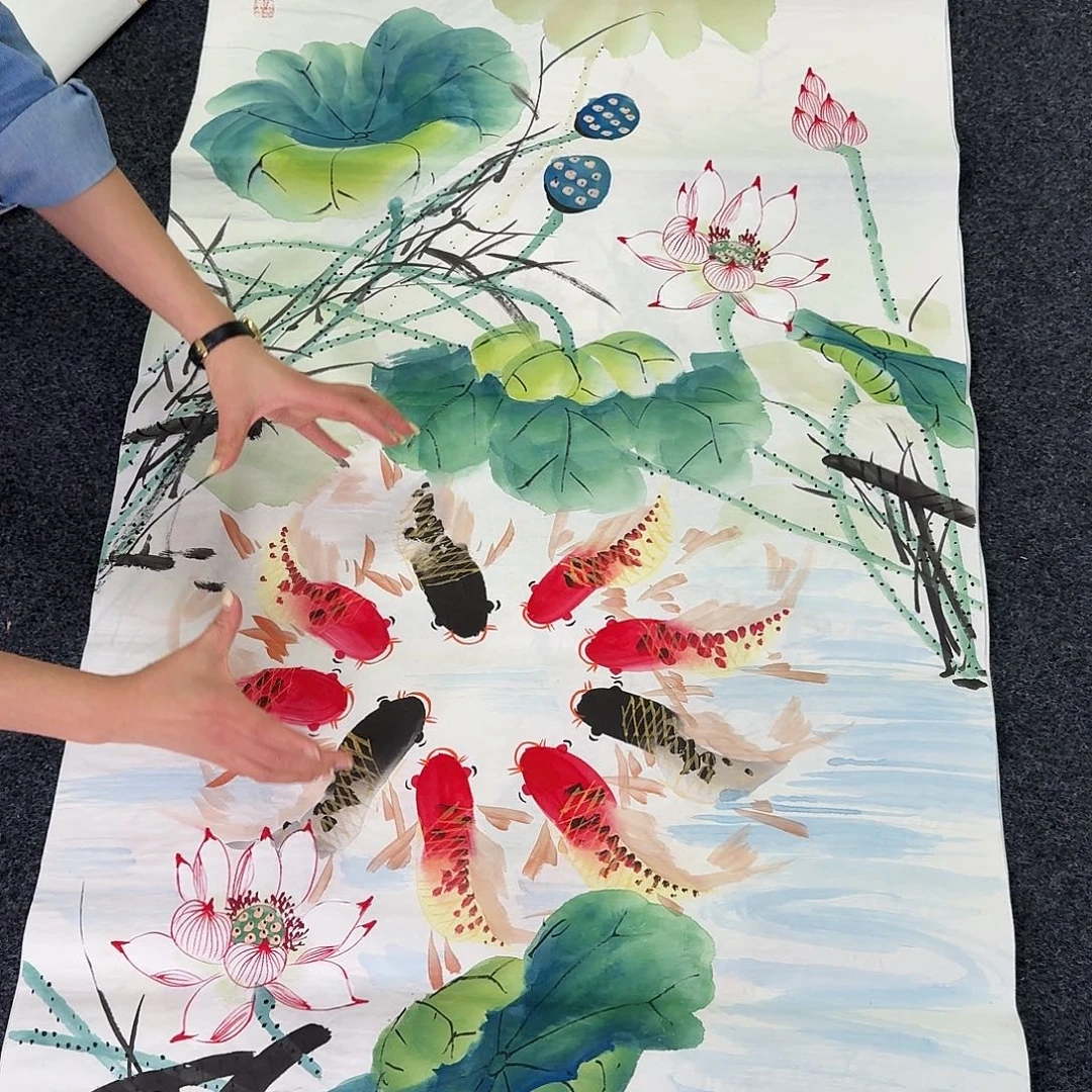 纯手绘国画作品作品