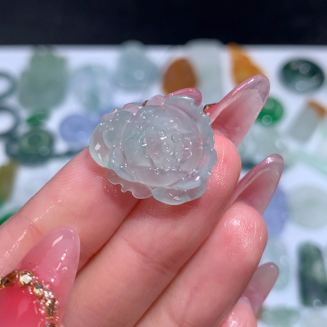 定制翡翠未镶嵌毛货