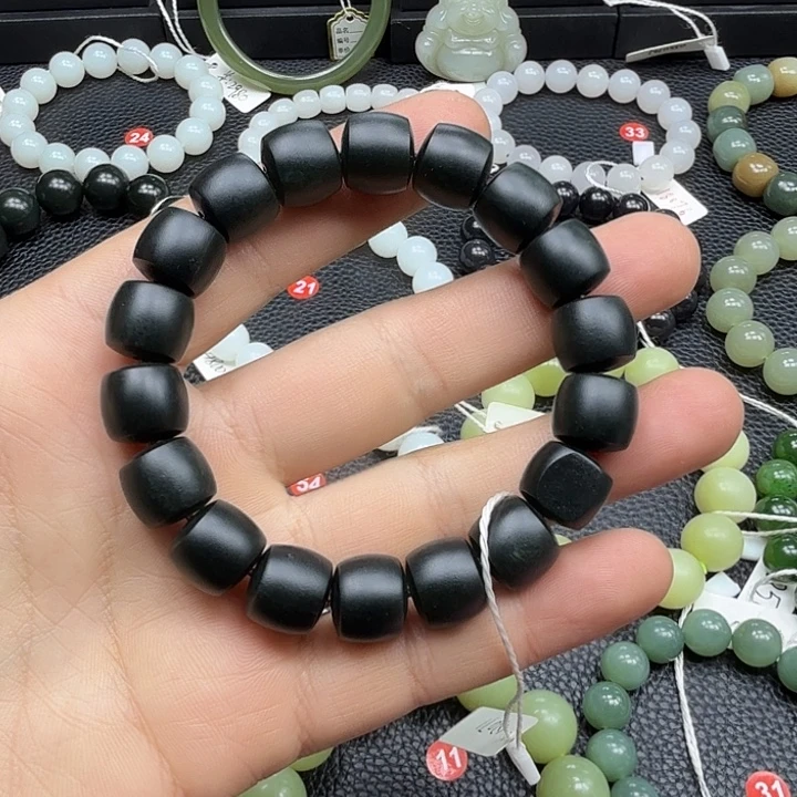 和田玉未镶嵌手链