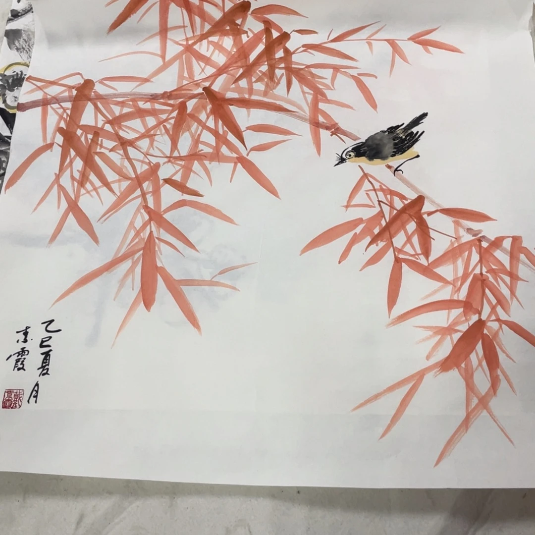 国画代素霞老师绘画