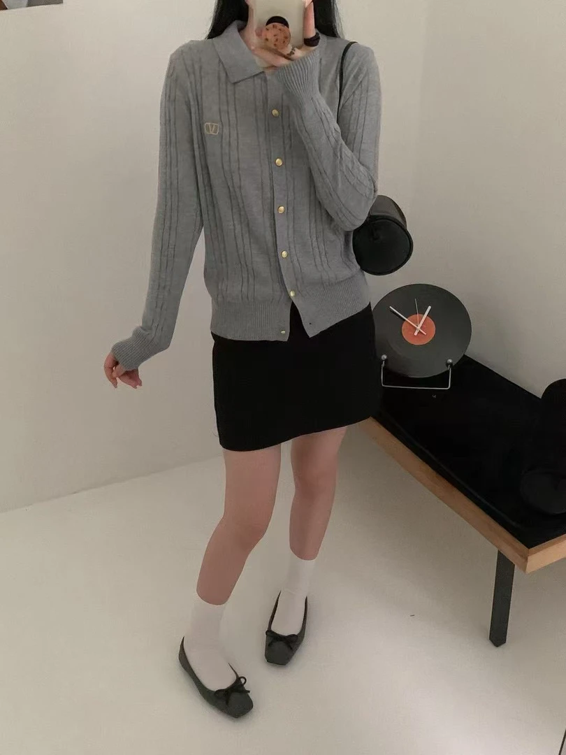 濮院羊毛衫女ol学院风薄款百搭条纹常规款T恤极简风长袖毛衣