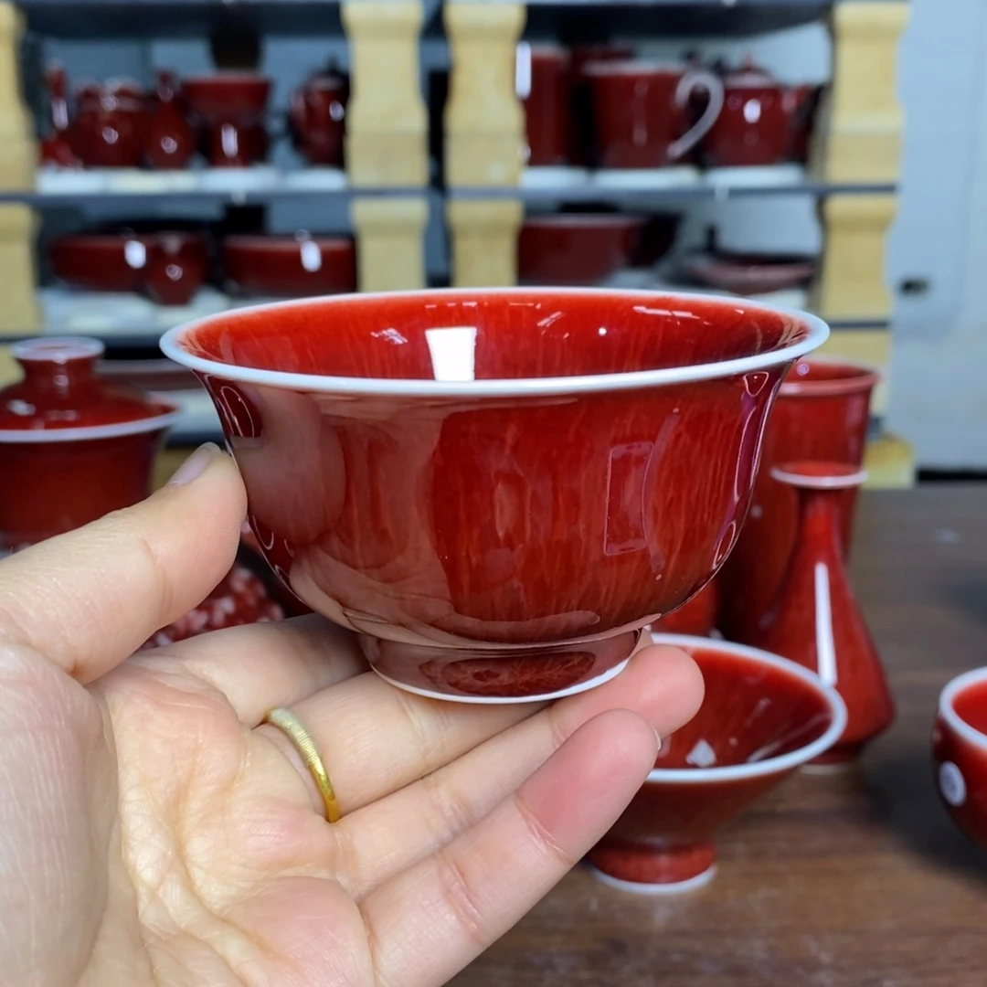 【闪购商品】飞***天景德镇名陶坊原矿郎红27号