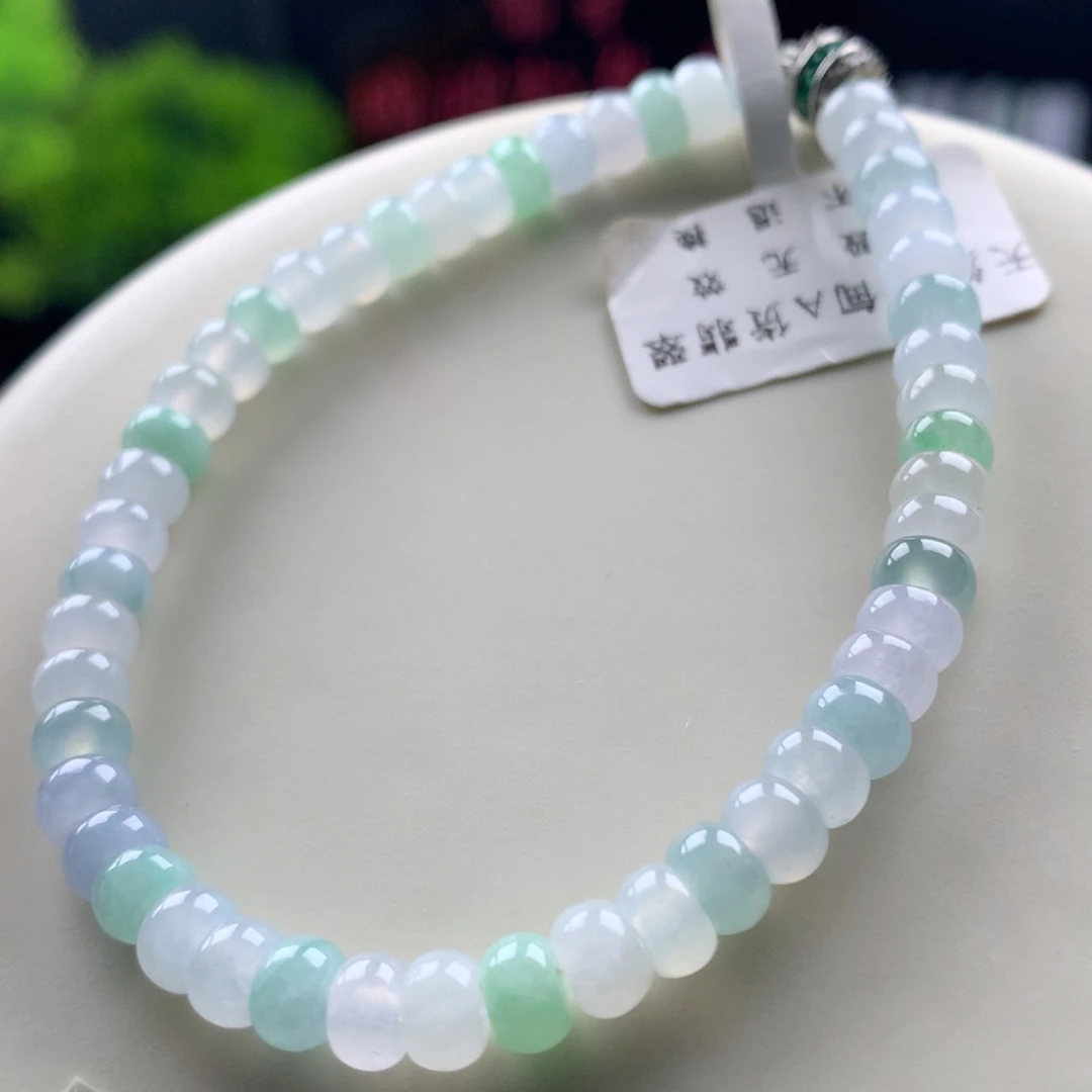 翡翠未镶嵌手链卡5