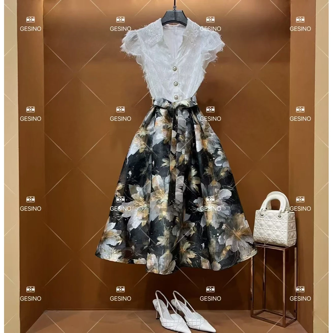 M199 春夏优雅百搭时尚轻奢气质女装连衣裙