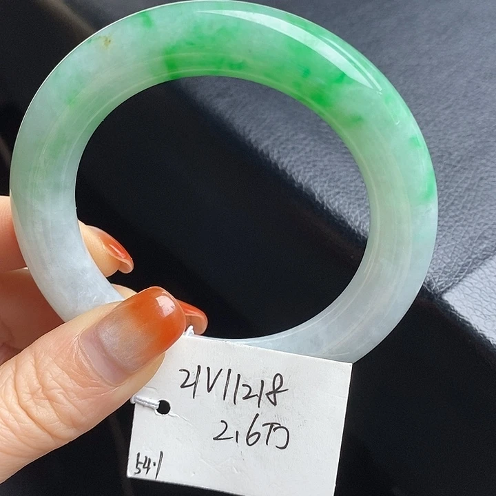 未镶嵌手镯翡翠54圆条73