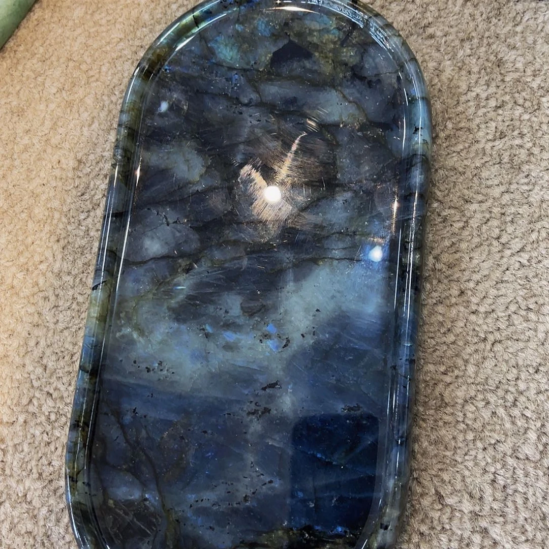 马达加斯加蓝翡翠托盘