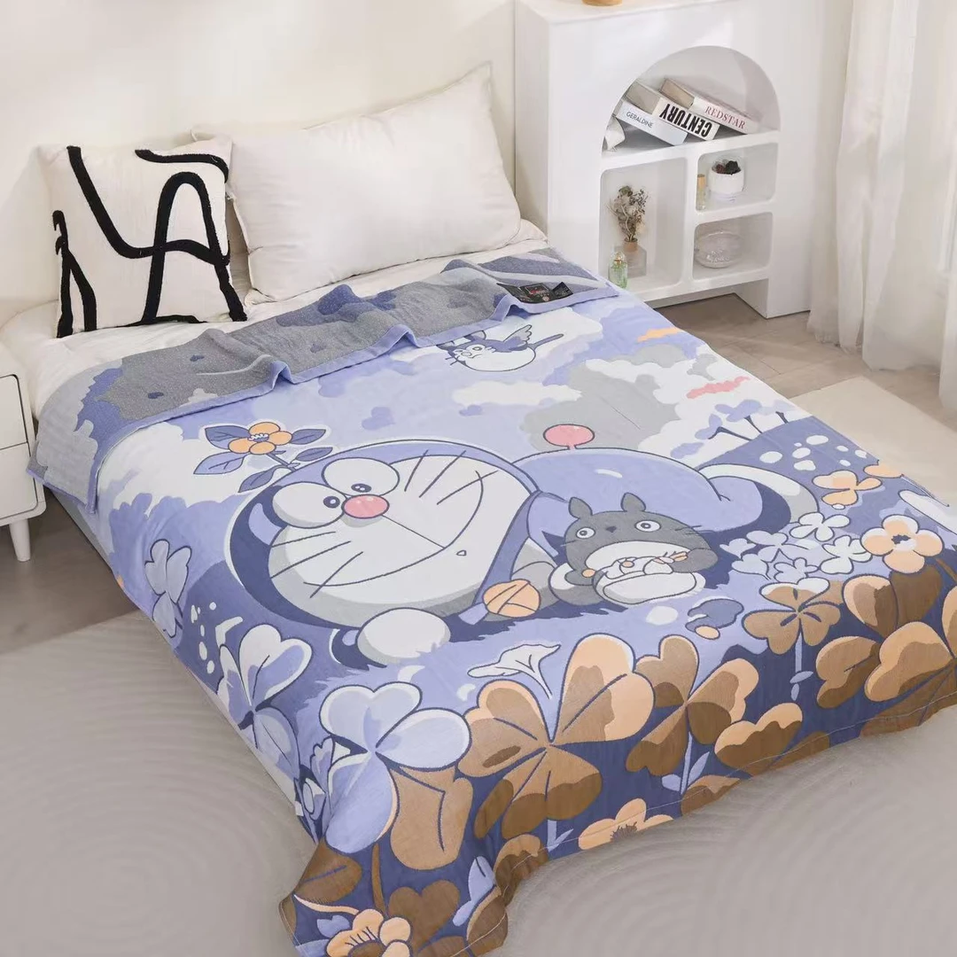 卡通纱布面包被--哆来A梦/星黛露