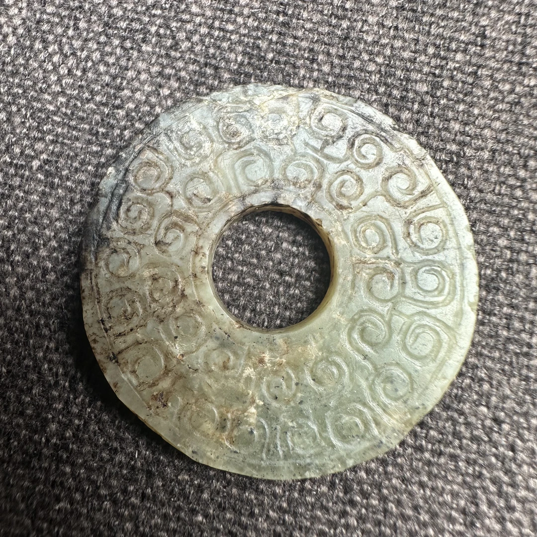 【白海波甄选】和田玉谷纹系壁