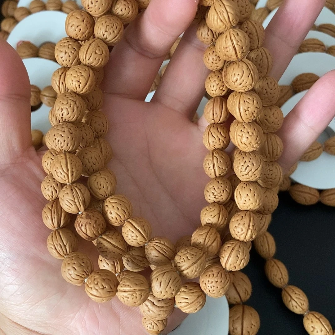 手串桃核桃核108脖挂
