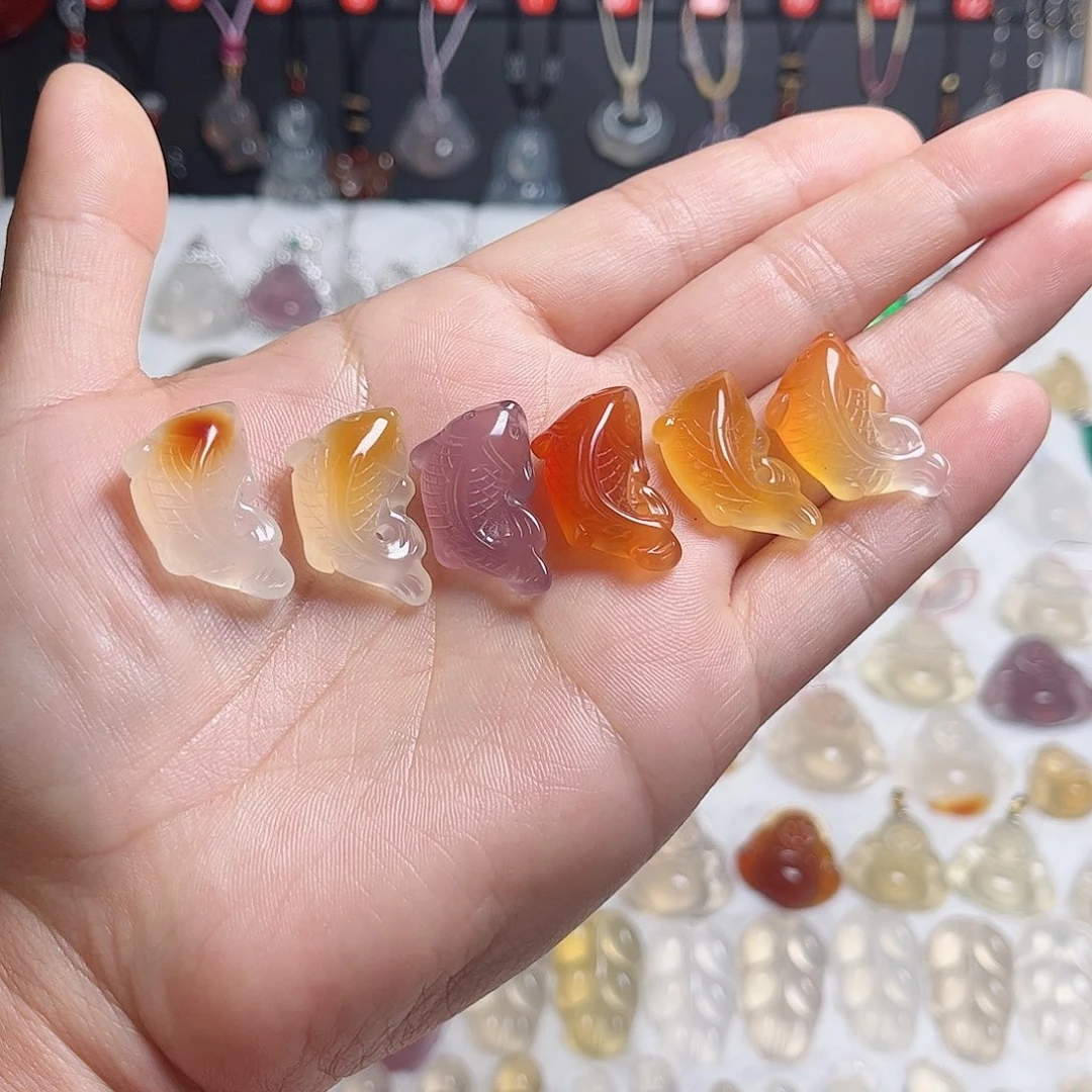 玛瑙/玉髓颈饰未镶嵌多样性发货拍一发一