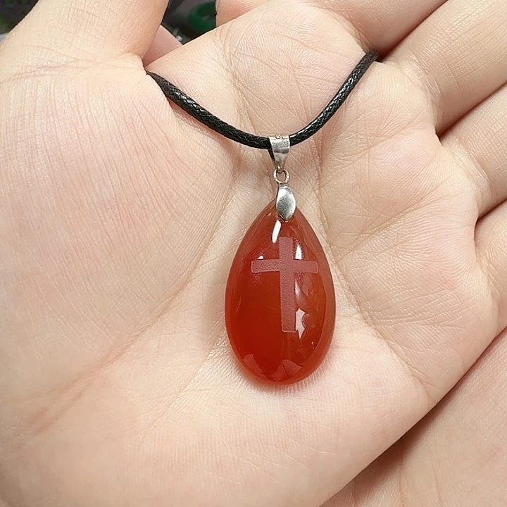 玛瑙/玉髓颈饰银S925镶嵌