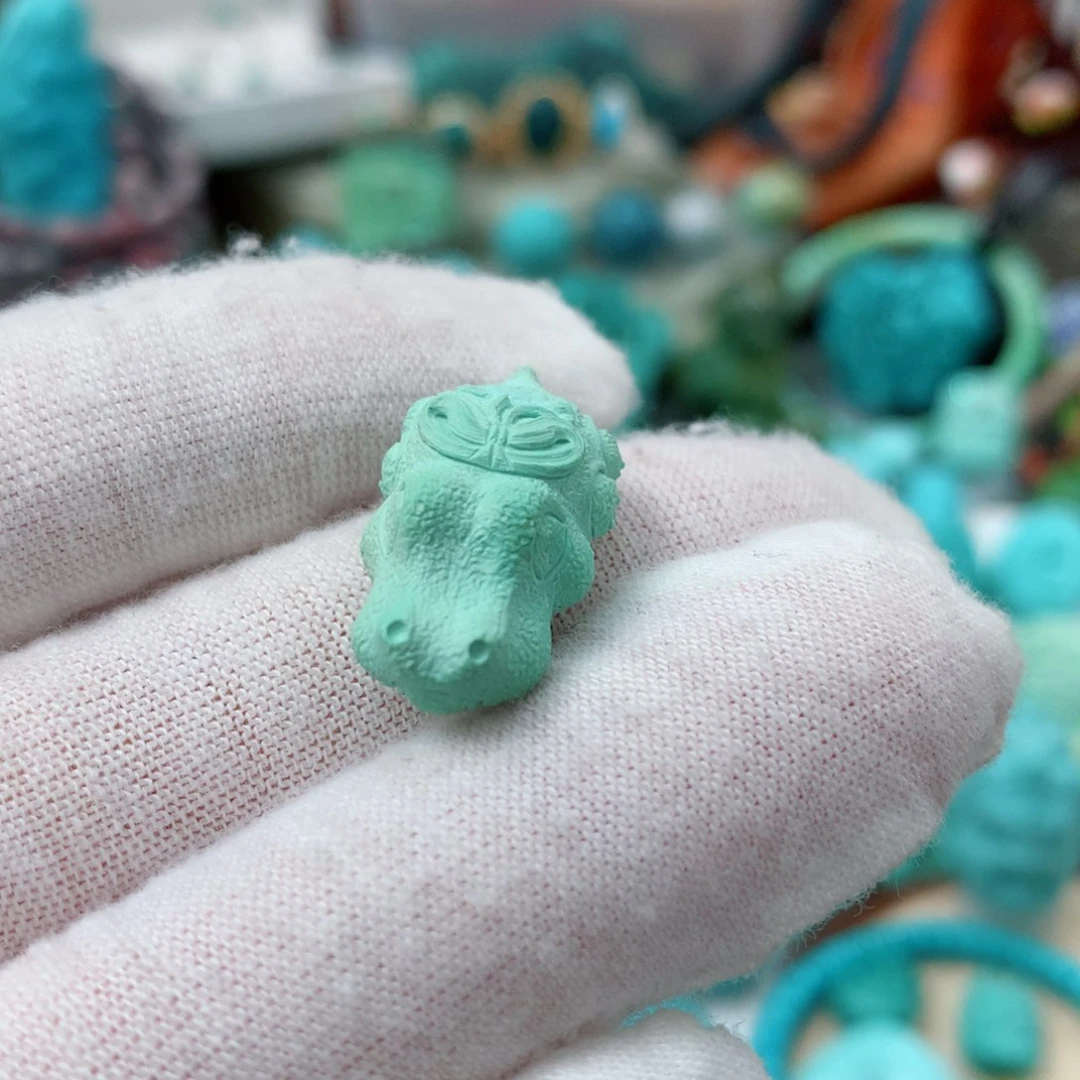 绿松石珠宝奇石未镶嵌