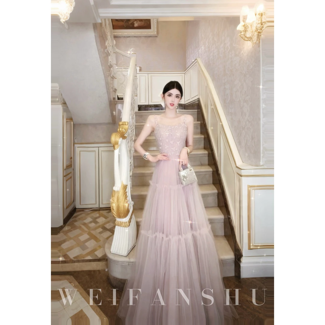WEIFANSHU/魏凡舒【雾入梦境】春夏气质重工名媛小礼服私定连衣裙