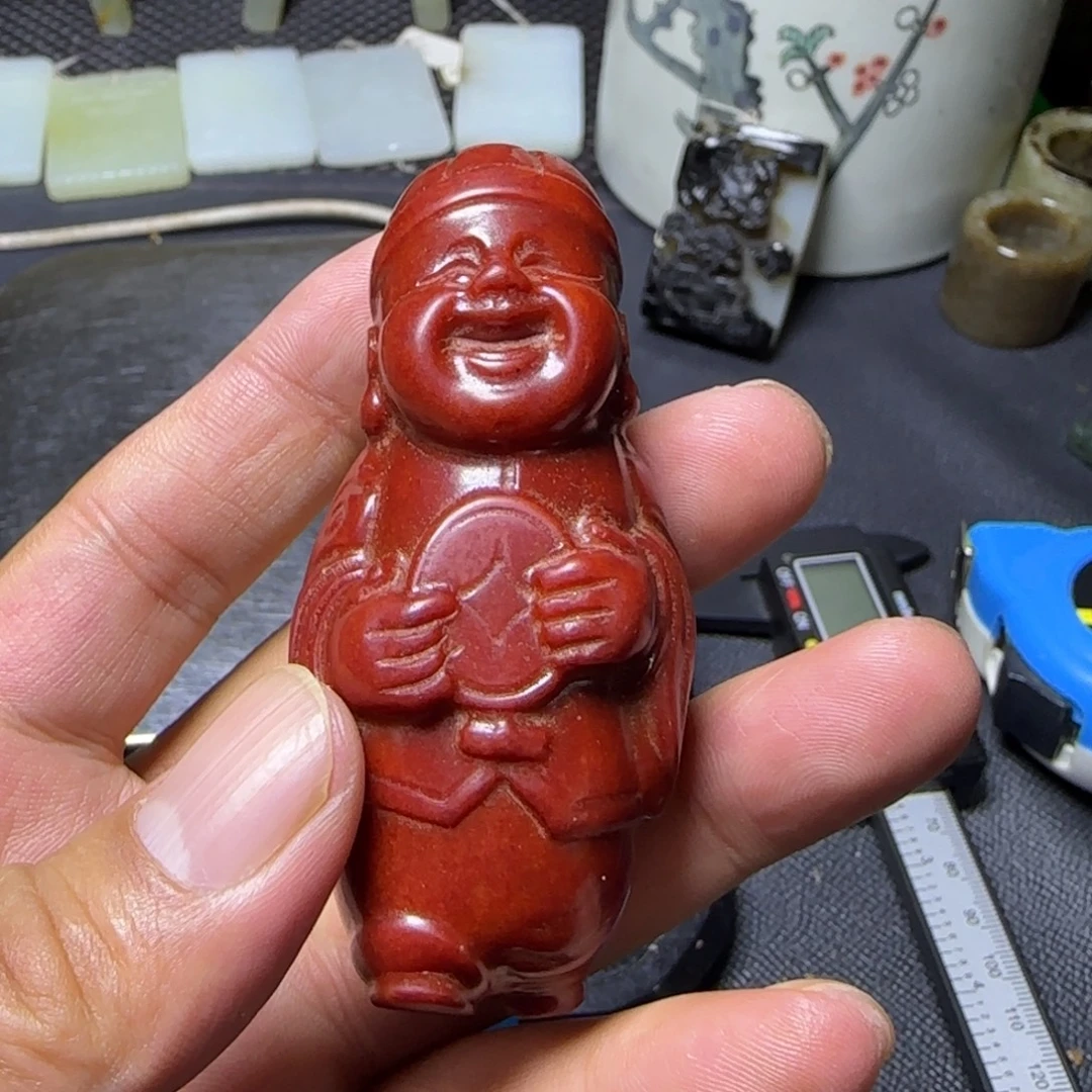 和田玉未镶嵌把件