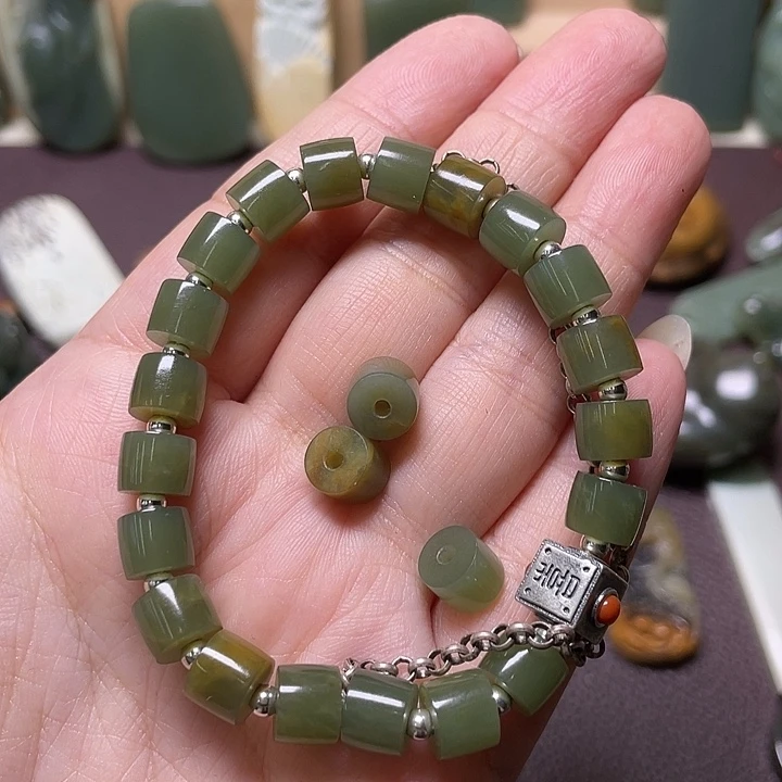 和田玉（糖玉）未镶嵌颈饰茶****6