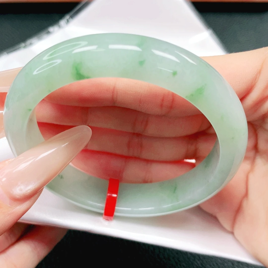 翡翠未镶嵌手镯55