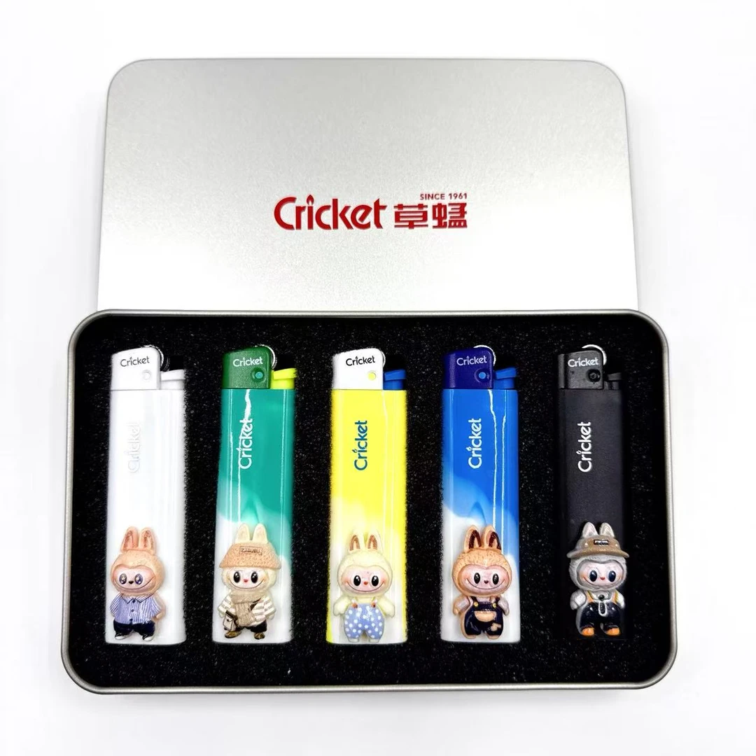 草蜢Cricket手作布布军团打火机创意diy打火机情侣节日生日礼物