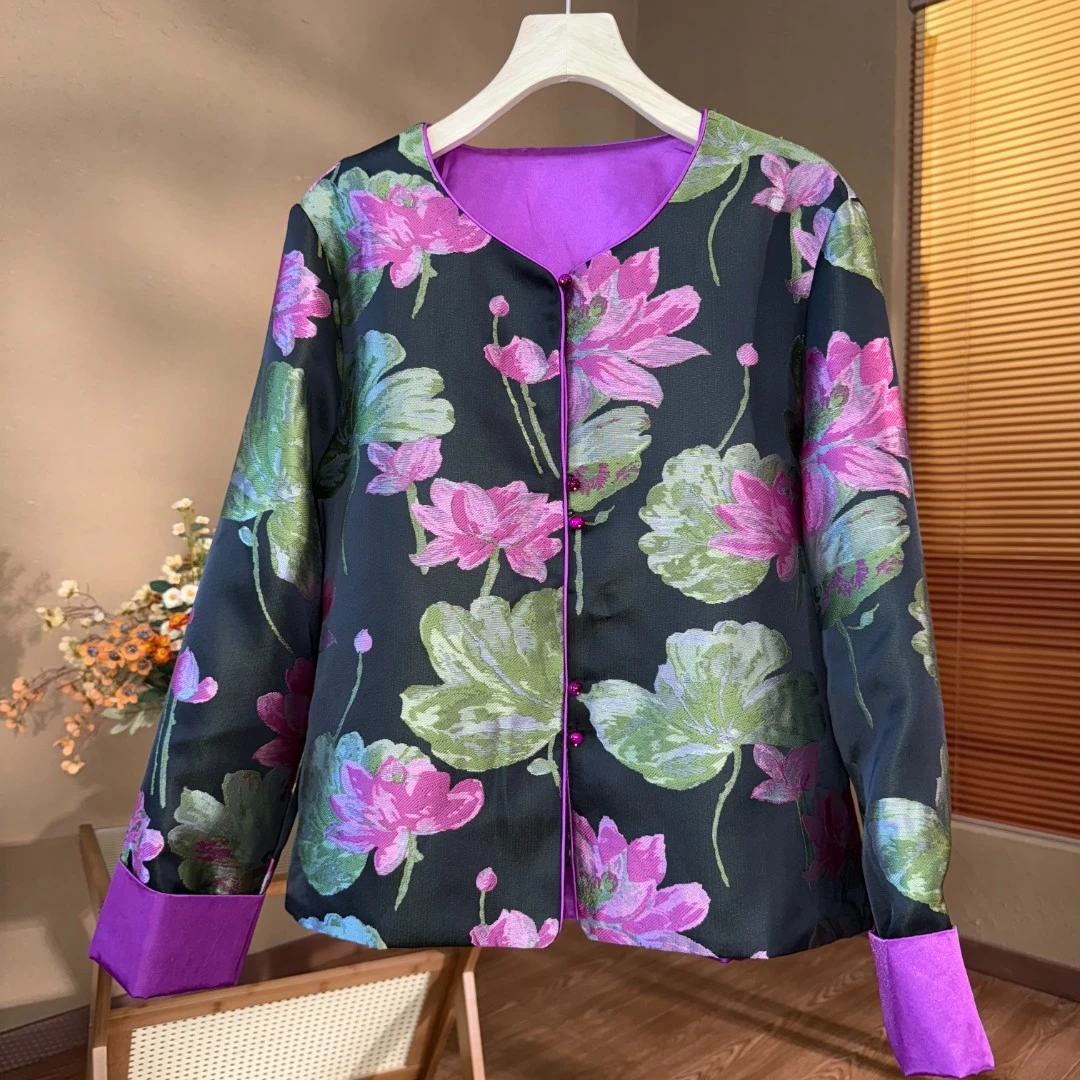 【‌大季原创】A-78秋季新中式复古刺绣外套女国风复古