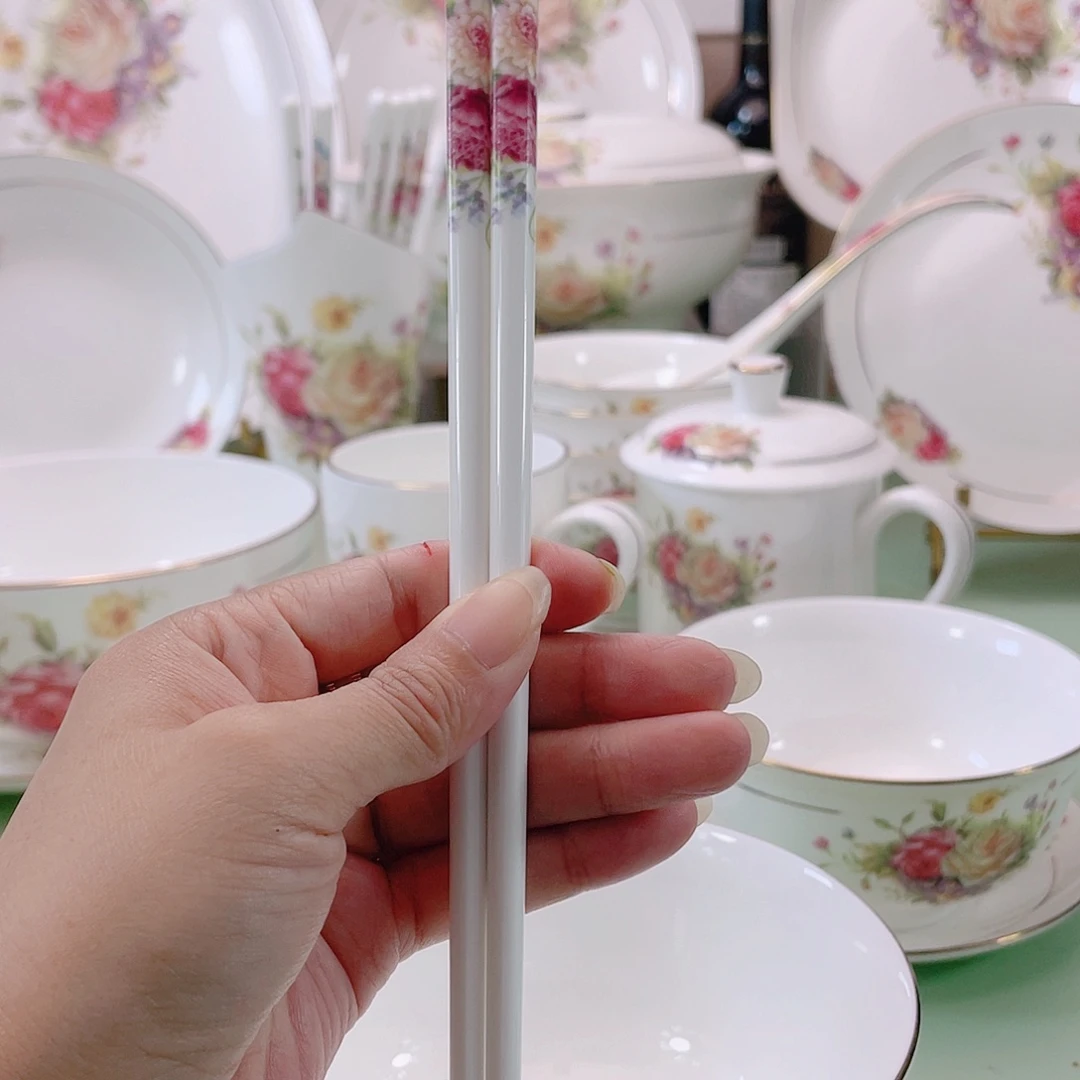 45%以上骨粉骨瓷骨瓷筷子10双