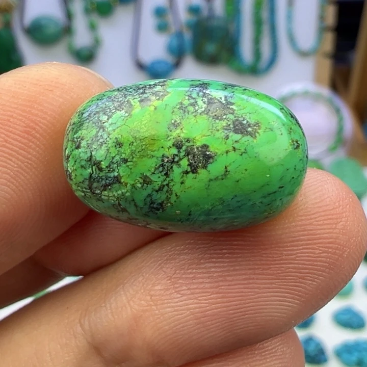 菜籽绿网花小枣珠