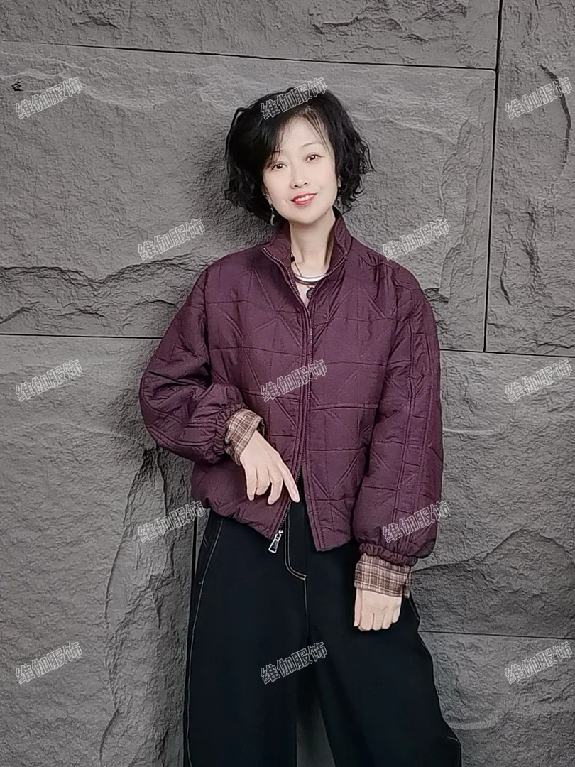 秋冬宽松休闲时尚百搭棉衣短款冬季外套