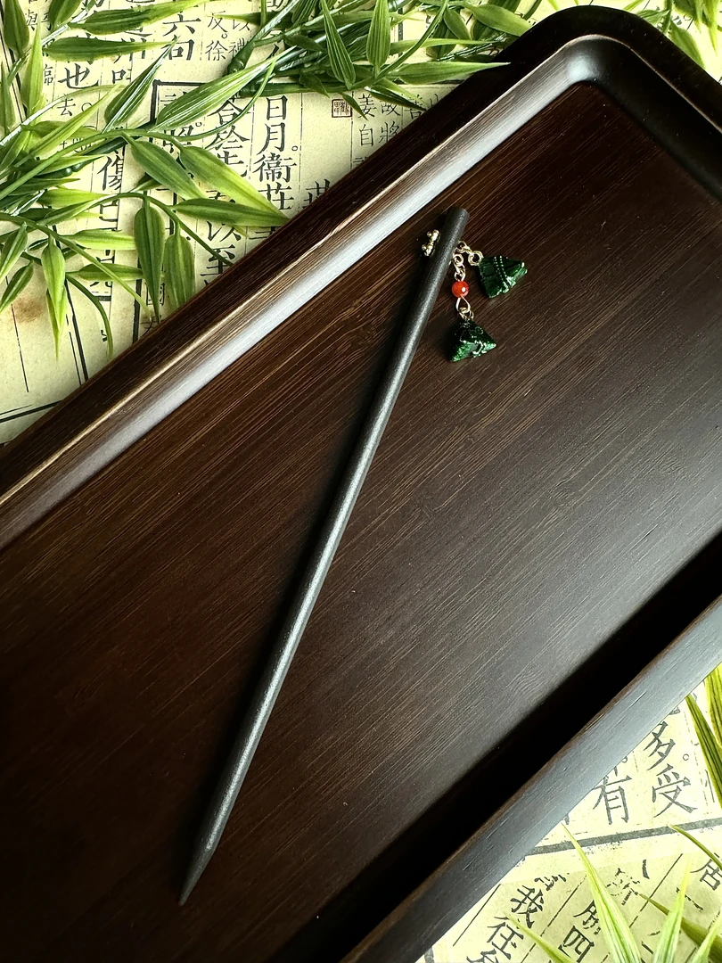 古风简约粽子木簪子a2056