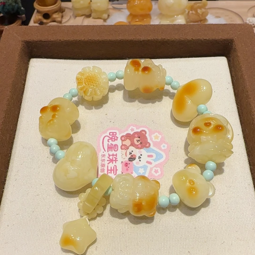 琥珀未镶嵌珠宝奇石
