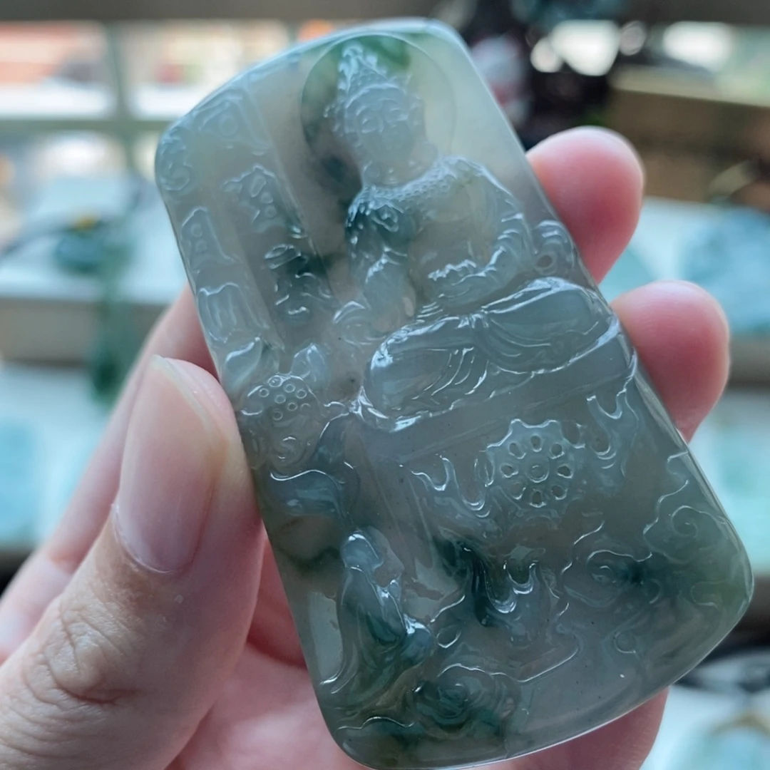 【闪购商品】颈饰未镶嵌翡翠天然缅甸A货翡翠