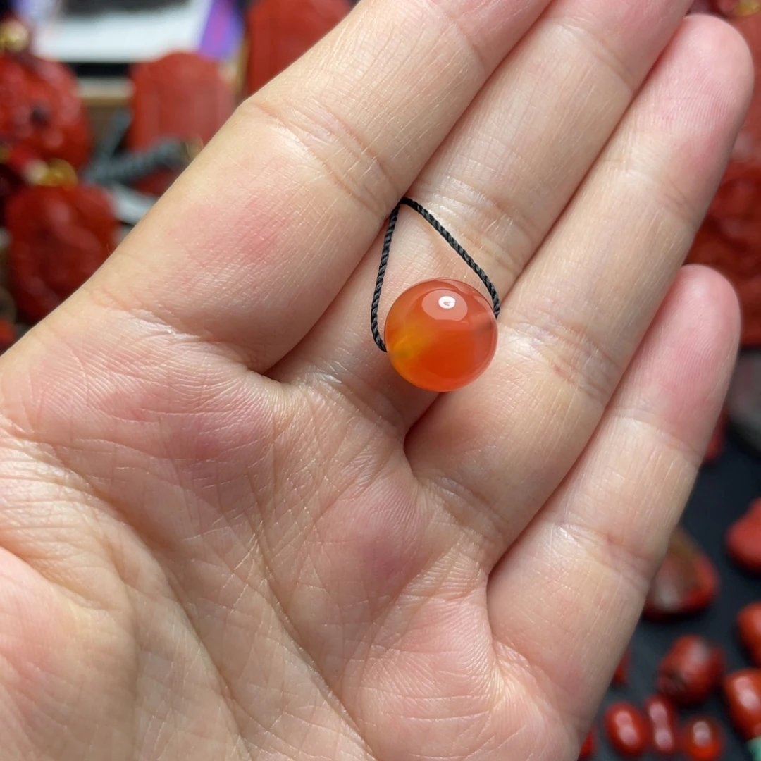 南红玛瑙未镶嵌颈饰11mm