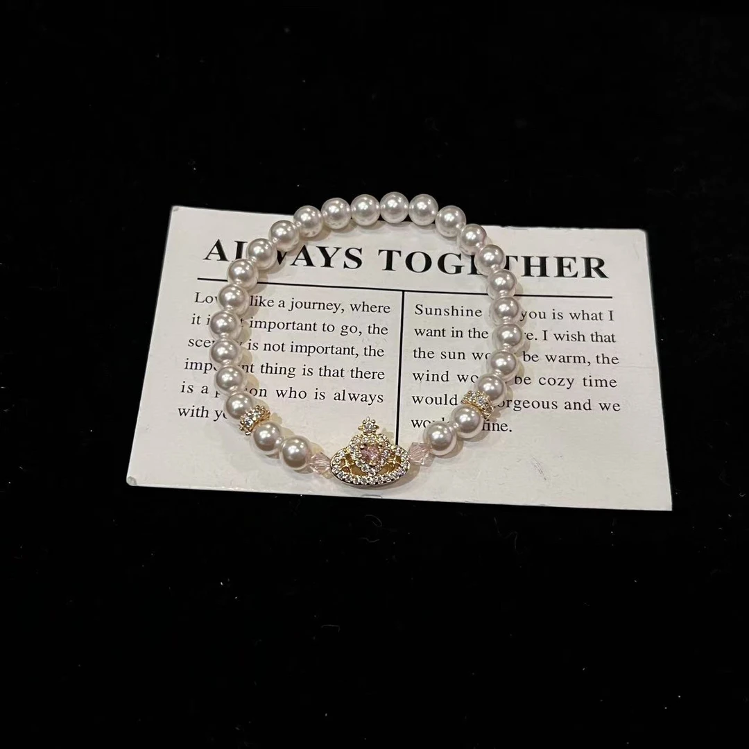 F806 6mm贝珠+土星设计款手串 多样性发一