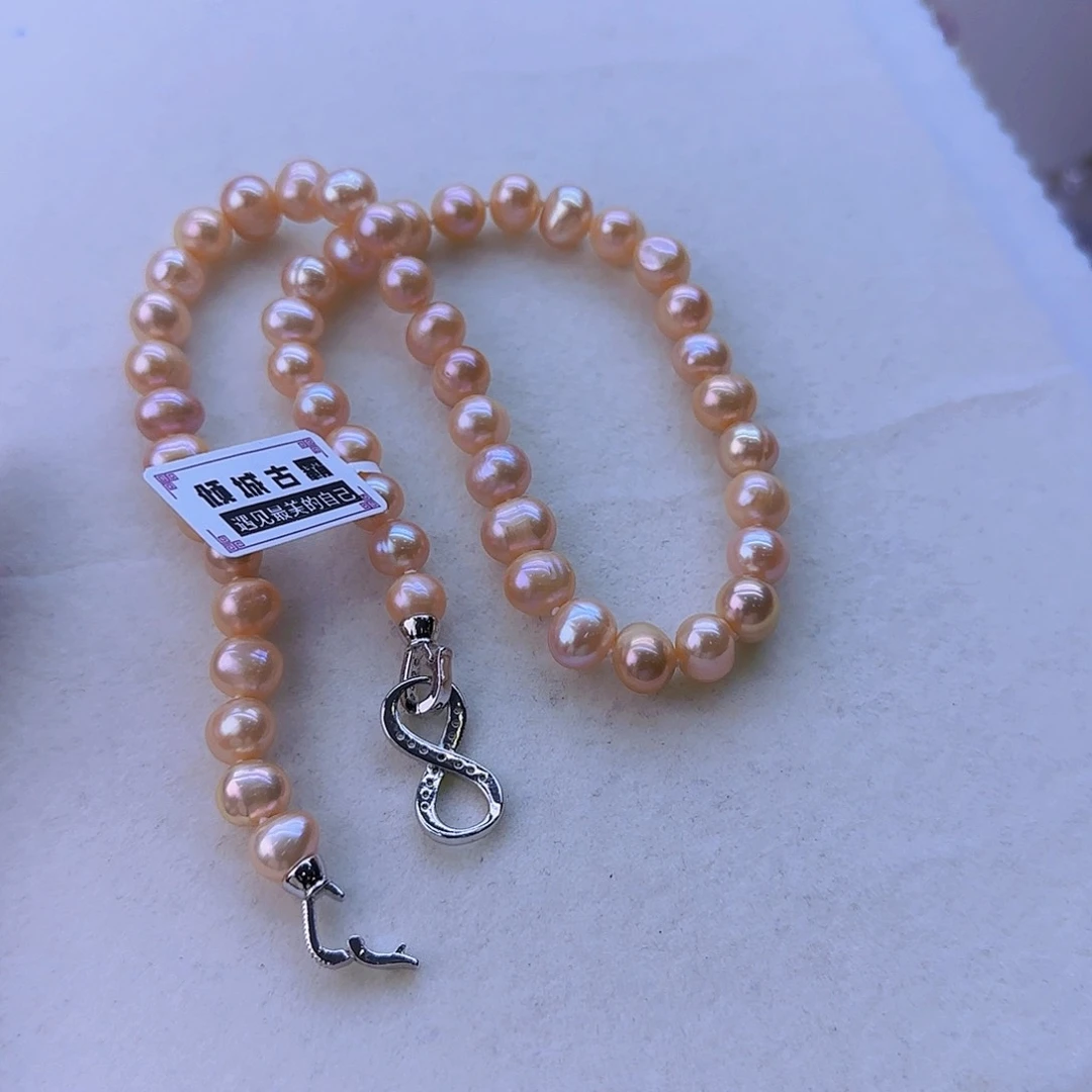 未镶嵌淡水珍珠项链定制682