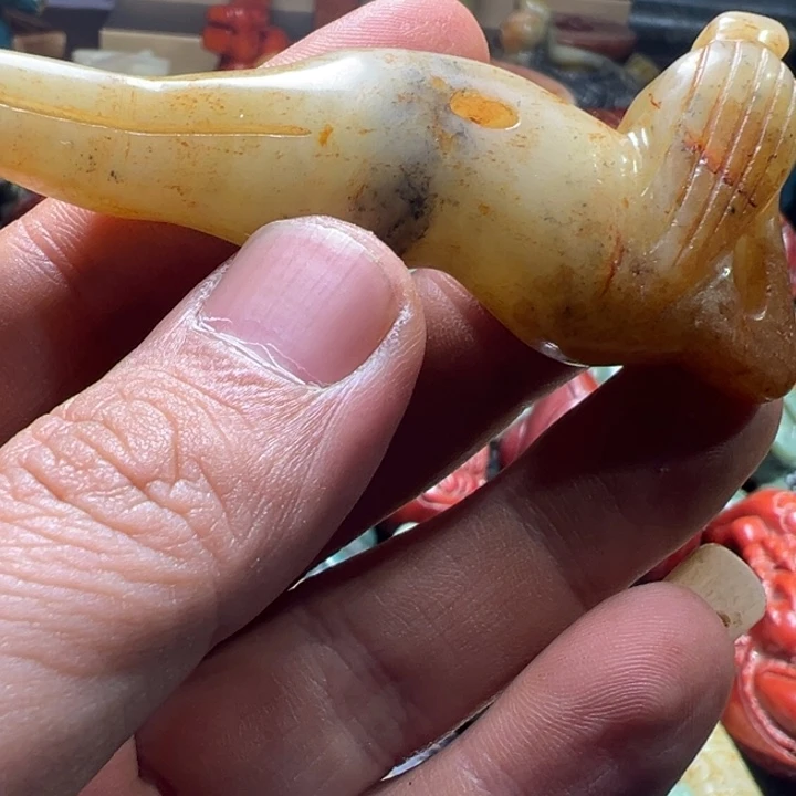 和田玉（糖玉）未镶嵌包链