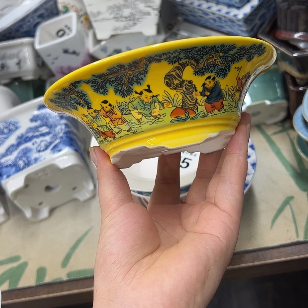 花盆紫砂892号瑕疵15/5cm