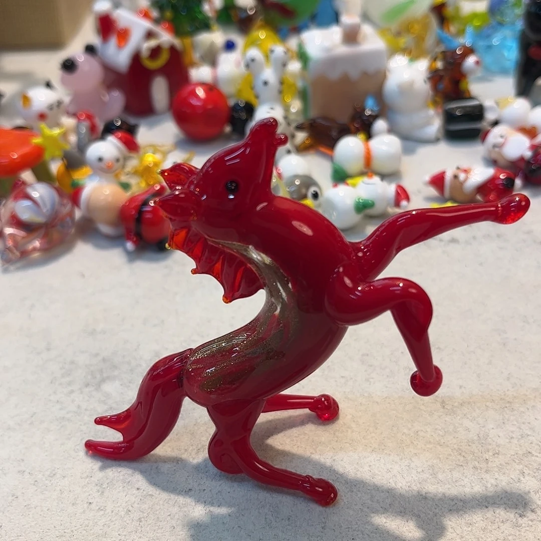 琉璃手工艺品金星马