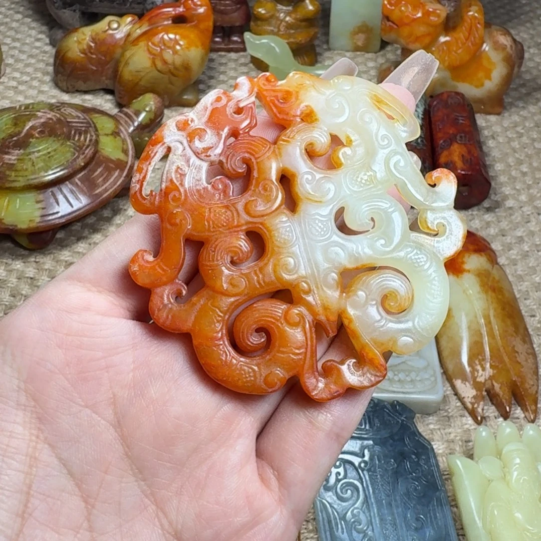 白玉菩提吊坠挂件