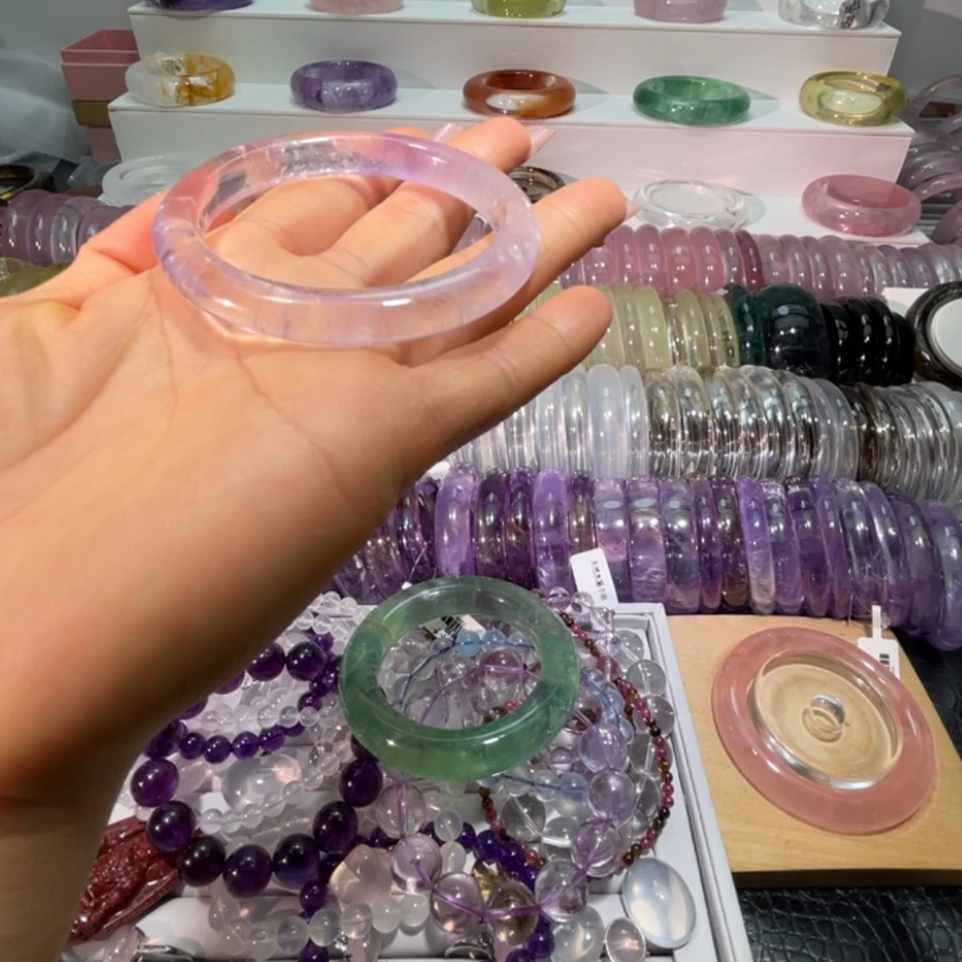 水晶未镶嵌手镯手镯55.9圈口23号