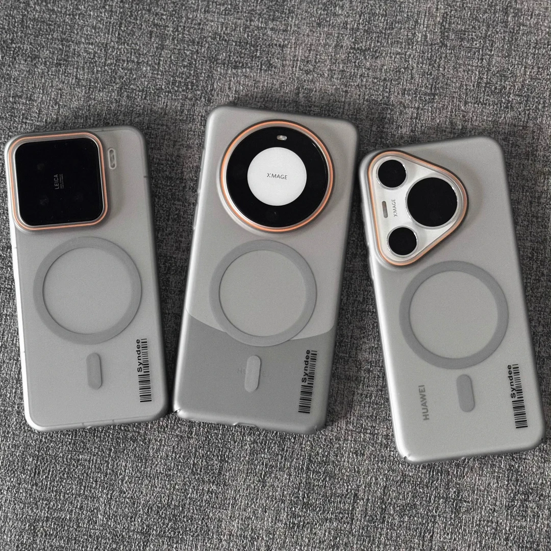 柔纱高级感轻奢适用小米15手机壳华为mate7060磁吸磨砂荣耀Magic7