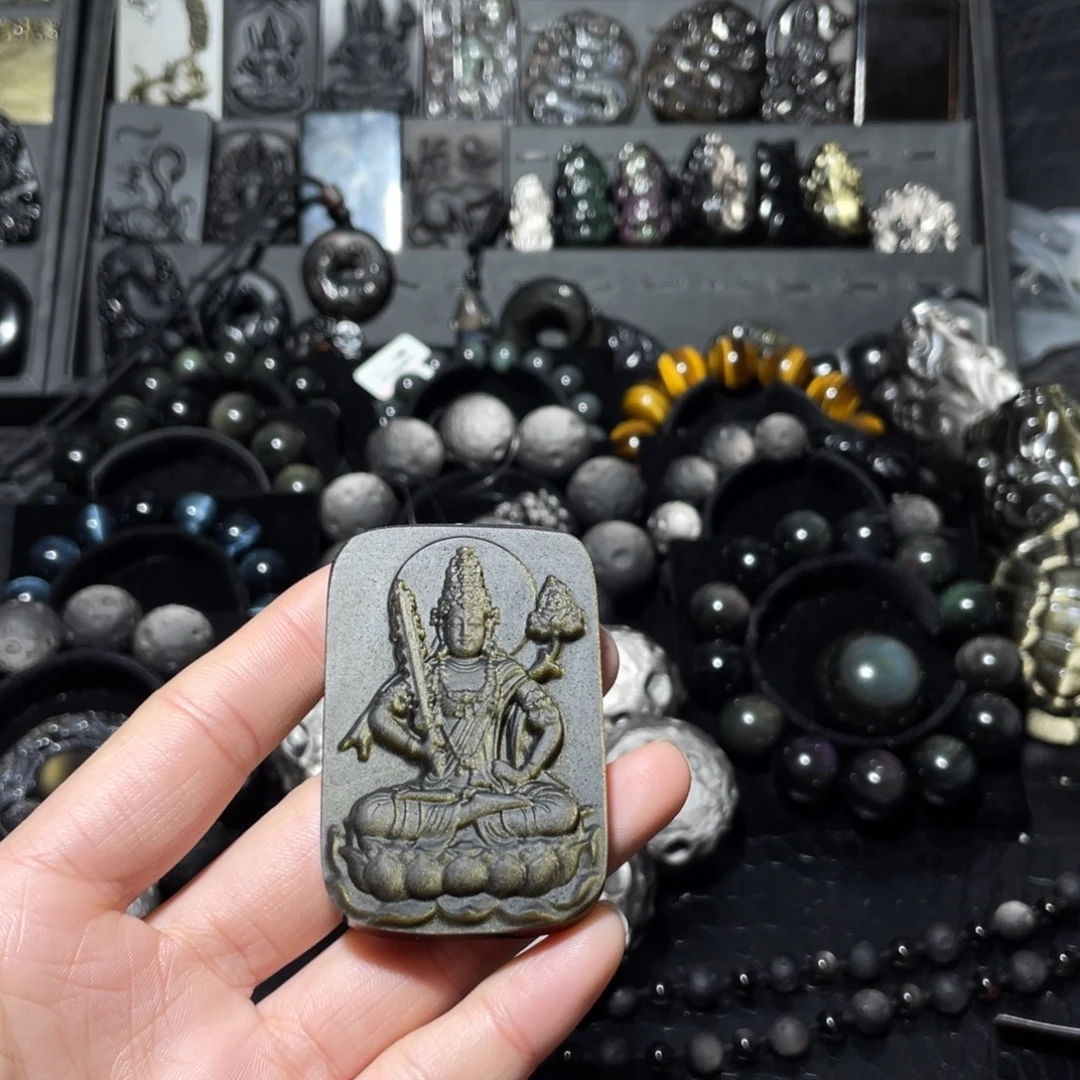 壬***果定制黑曜岩未镶嵌