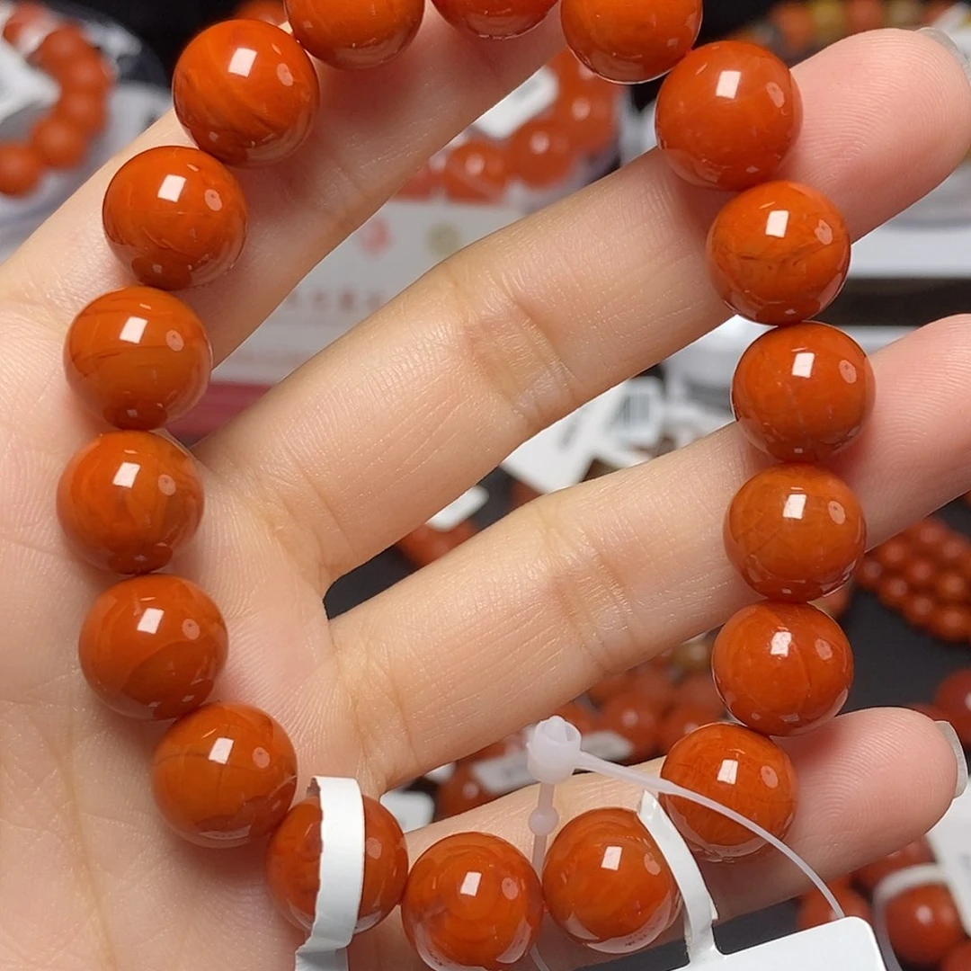 未镶嵌手链南红玛瑙10.5m