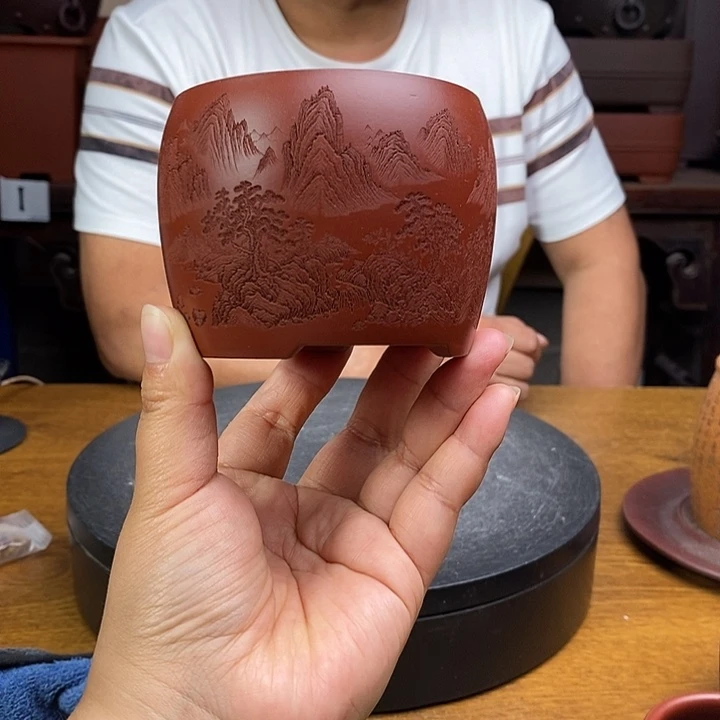 紫砂货号一只山水