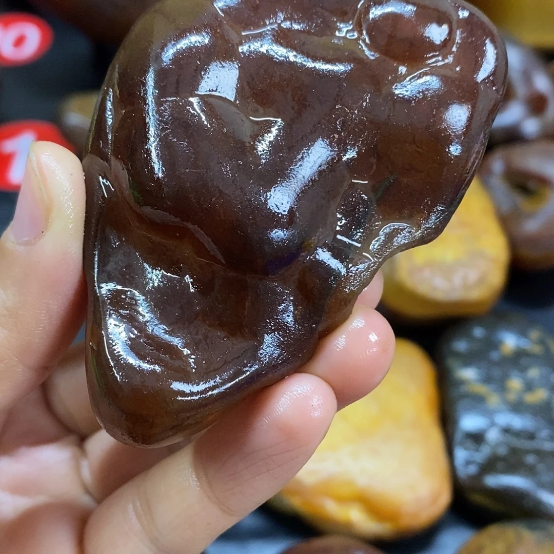 玛瑙/玉髓未镶嵌手把件