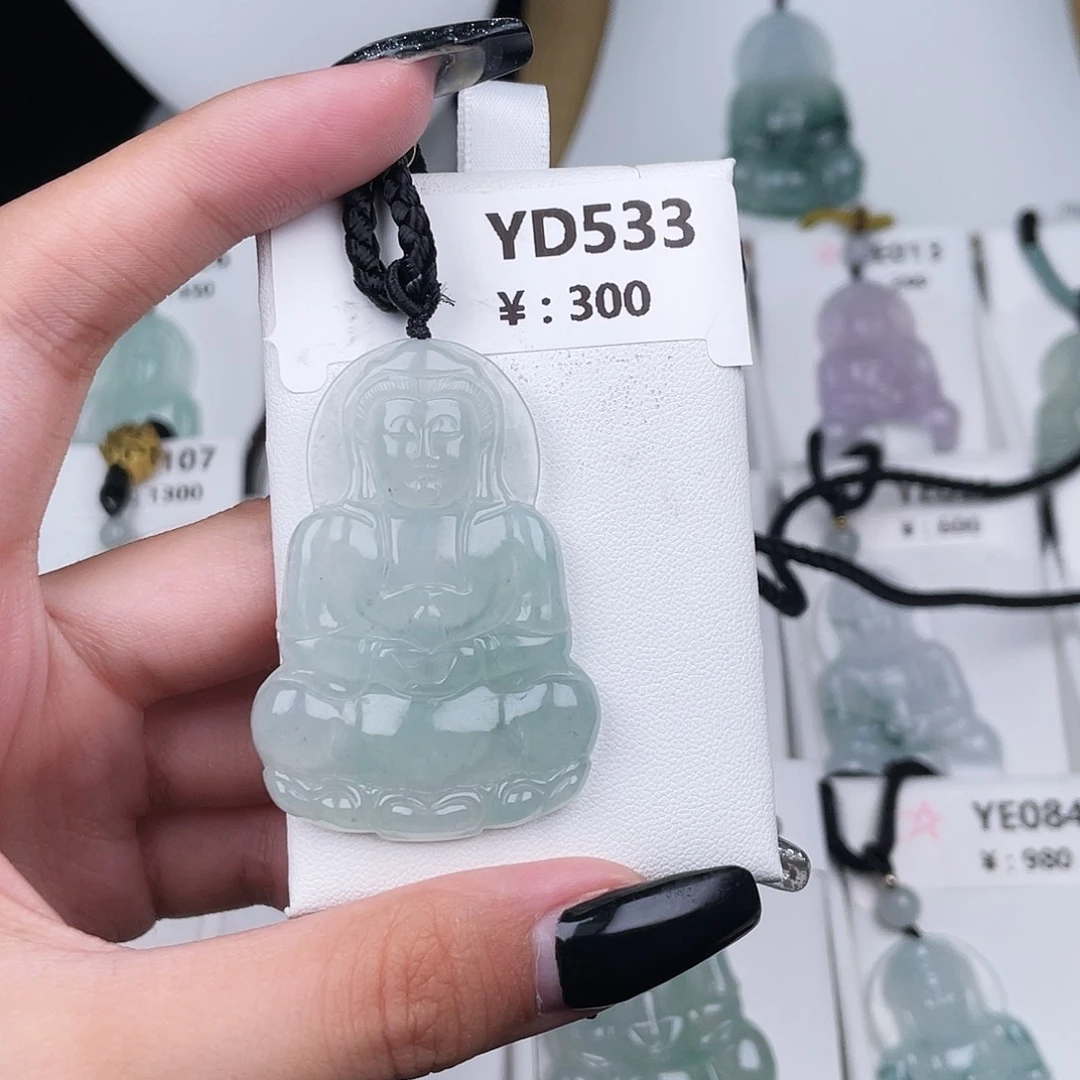 翡翠未镶嵌颈饰YD533